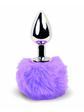 FeelzToys Bunny Tails Butt Plug - Purple