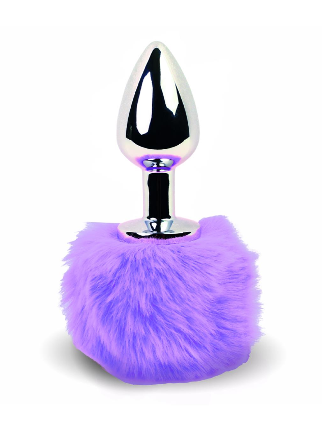 FeelzToys Bunny Tails Butt Plug - Purple